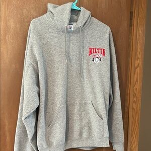 Kiltie drive in Gray Hoodie sweatshirt